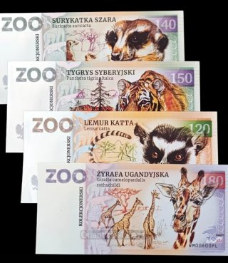 Banconote commemorative ZOO Varsavia