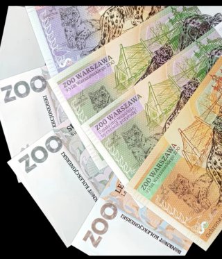 Banconote commemorative ZOO Varsavia