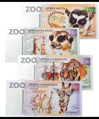 Banconote commemorative ZOO Varsavia