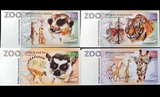 Banconote commemorative ZOO Varsavia