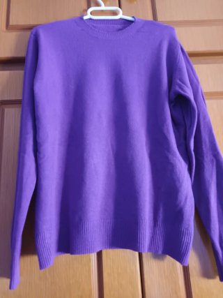 Jersey morado suave y calentito