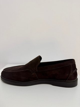 Mocasines Zara Ante Marrón Talla 45