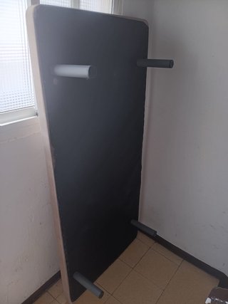 Somier tapizado beige