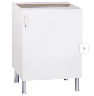 Mueble bajo cocina melamina blanco