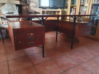 Scrivania vintage modernista anni '60