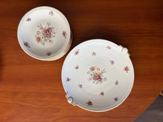 SET DE POSTRES PORCELANA FRANCESA ANTIGUA LIMOGES