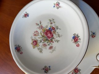 SET DE POSTRES PORCELANA FRANCESA ANTIGUA LIMOGES