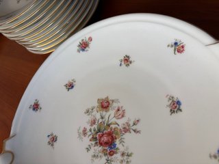 SET DE POSTRES PORCELANA FRANCESA ANTIGUA LIMOGES