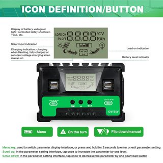 Jadeshay regulador carga solar inteligente USB
