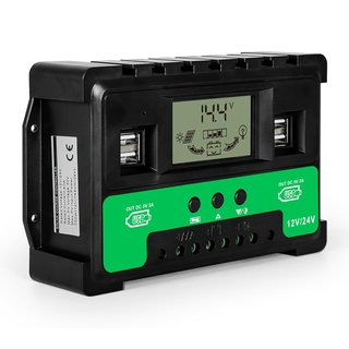 Jadeshay regulador carga solar inteligente USB