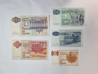 LOTE BILLETES PESETAS 1979 1980 #2