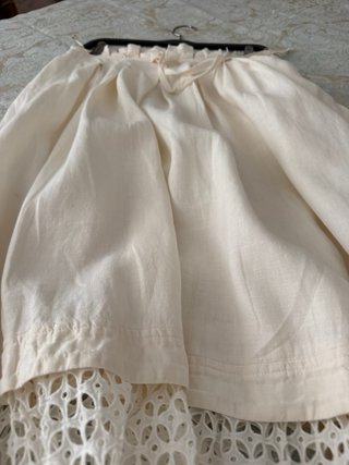 Gonna Weekend Max Mara Lino Bianco Crema
