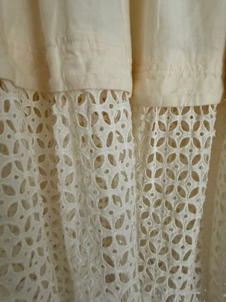 Gonna Weekend Max Mara Lino Bianco Crema
