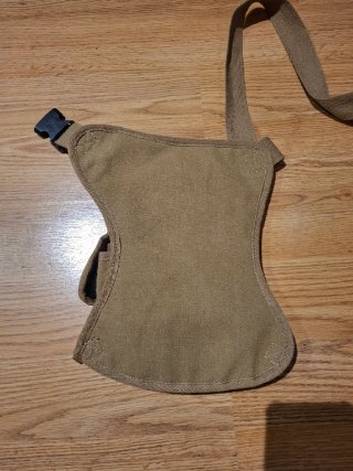 Bandolera tipo pesca beige/marrón