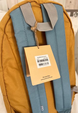 Mochila Poler Rambler Pack Mostaza/Azul