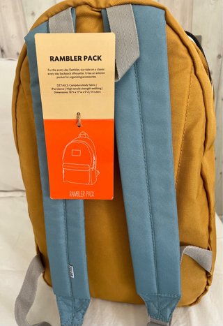 Mochila Poler Rambler Pack Mostaza/Azul