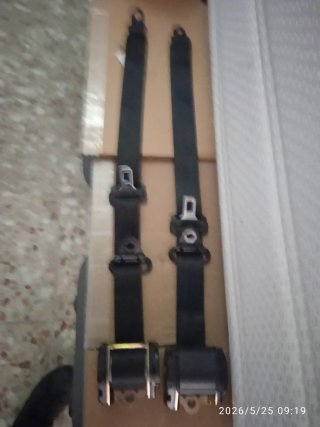 Cinturones de seguridad negros