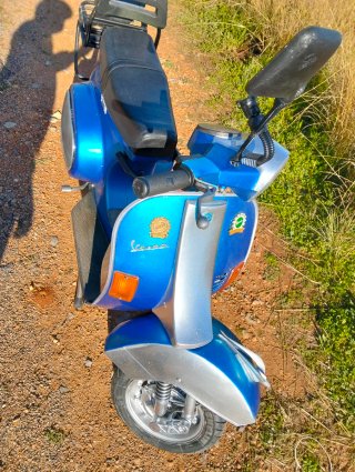 Vespa Scooter 1989 Azul/Plata