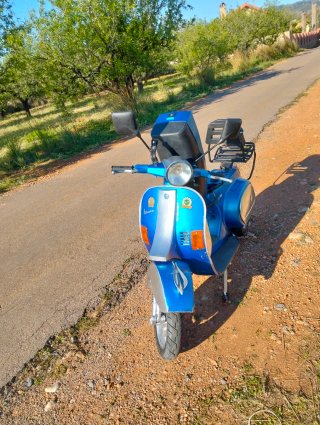 Vespa Scooter 1989 Azul/Plata