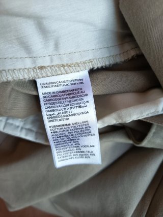 Pantalón chino hombre beige