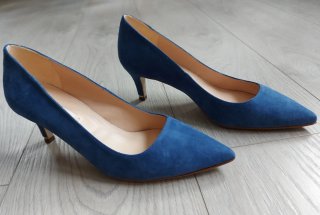 Zapatos de Ante y Piel con tacón Talla 37 Zendra