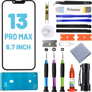 Schermo frontale in cristallo per riparazione iPhone 13 Pro