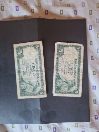 Lote 7 Billetes España Pesetas