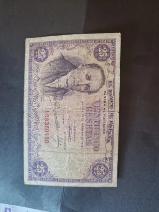 Lote 7 Billetes España Pesetas