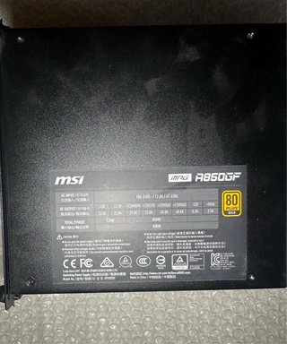 Alimentatore MSI MPG A850GF 850W 80+ Gold