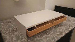 Soporte monitor Elloven IKEA blanco