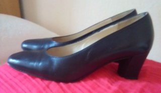 Zapatos piel azul