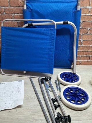 Tumbona AKTIVE Plegable con Ruedas