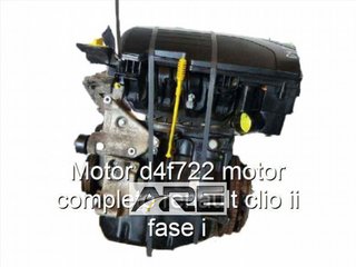motor D4F722 Renault Clio II 1.2 gasolina  r_93861