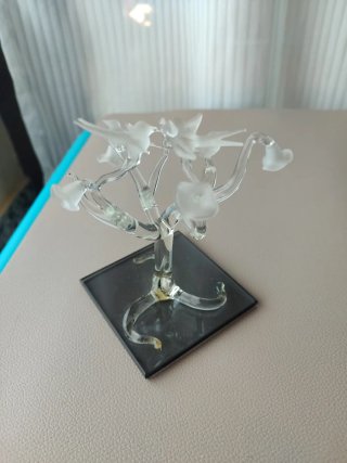 Escultura de Vidrio Soplado: Árbol de la Vida.