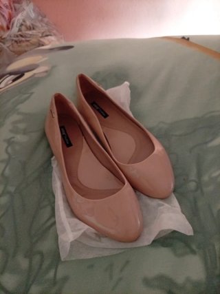 Bailarinas Fucsia ,azul cielo y beige