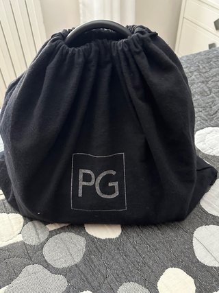 Bolso Purificación García Negro Cuadrado