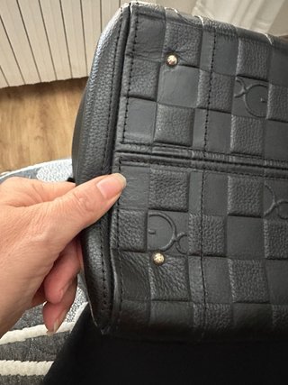 Bolso Purificación García Negro Cuadrado