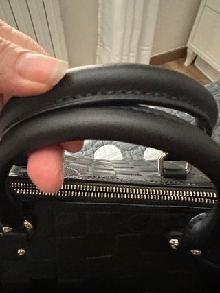 Bolso Purificación García Negro Cuadrado