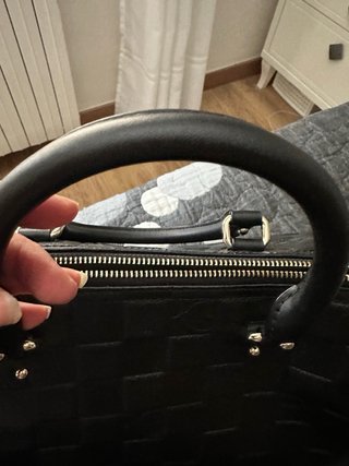 Bolso Purificación García Negro Cuadrado
