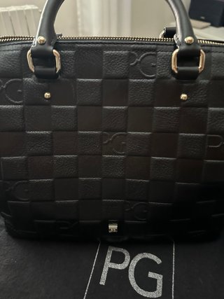 Bolso Purificación García Negro Cuadrado