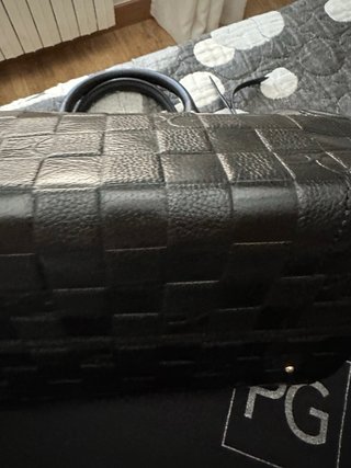 Bolso Purificación García Negro Cuadrado