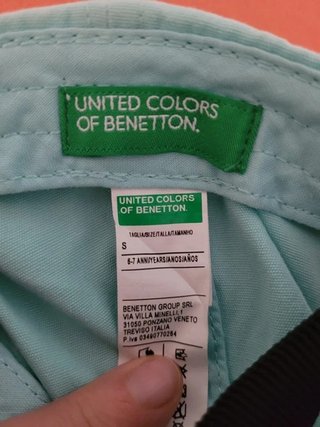 Gorra Benetton niña 5-8 años 54cm