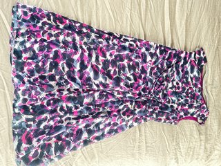 Vestido estampado leopardo multicolor