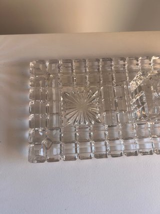 Portavelas / Tintero Vintage Cristal