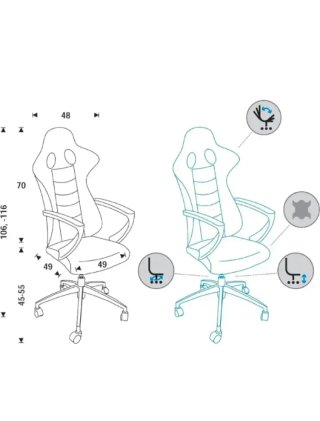 Silla Gaming y Oficina