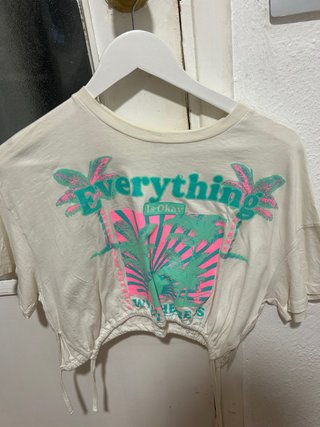 Camiseta estampada palmeras Everything