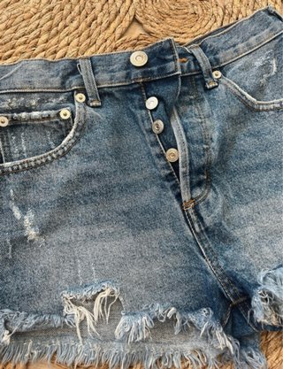 Pantalón corto vaquero Mango