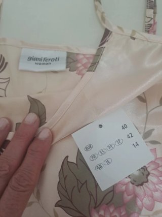 Camisón con estampado floral