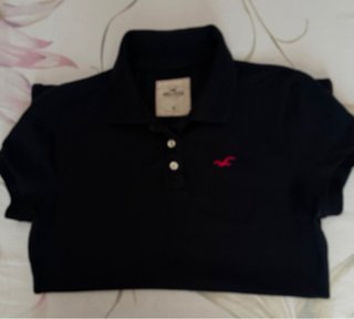 Polo Hollister azul marino