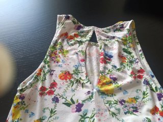 Vestido Verano Flores Pull&Bear Talla S